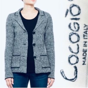 Cocogio Textured Sweater Cardigan
Sweater Button Down Gray Large Womens